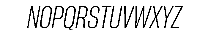 PPNeueCorp TightLightItalic Instance 11ab75ff Font UPPERCASE