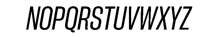 PPNeueCorp TightMediumItalic Instance Font UPPERCASE