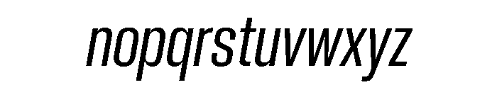 PPNeueCorp TightMediumItalic Instance Font LOWERCASE
