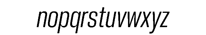 PPNeueCorp TightRegularItalic Instance Font LOWERCASE