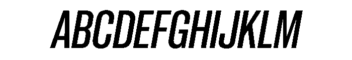 PPNeueCorp TightSemiboldItalic Instance 199e1f80 Font UPPERCASE