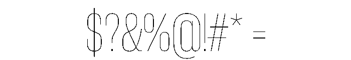 PPNeueCorp TightThin Instance Font OTHER CHARS