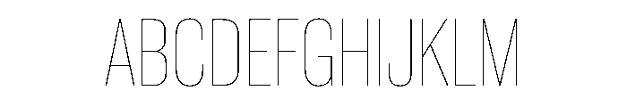 PPNeueCorp TightThin Instance Font UPPERCASE