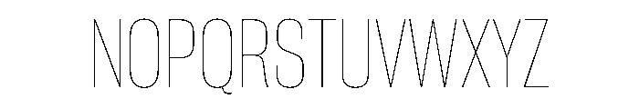 PPNeueCorp TightThin Instance Font UPPERCASE