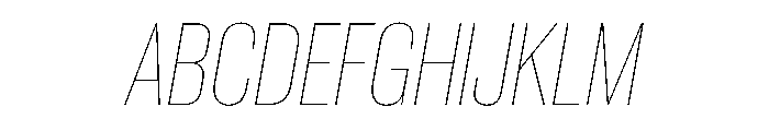 PPNeueCorp TightThinItalic Instance 2b4b269a Font UPPERCASE