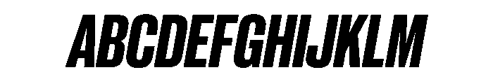 PPNeueCorp TightUltraboldItalic Instance 50c890db Font UPPERCASE