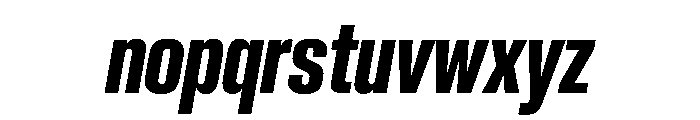 PPNeueCorp TightUltraboldItalic Instance 50c890db Font LOWERCASE