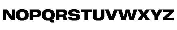 PPNeueCorp WideBold Instance Font UPPERCASE