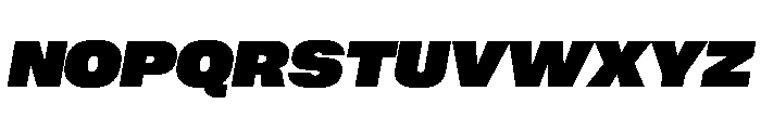 PPNeueCorp WideHeavyItalic Instance Cedf7af0 Font UPPERCASE