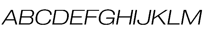 PPNeueCorp WideLightItalic Instance C8b3df14 Font UPPERCASE