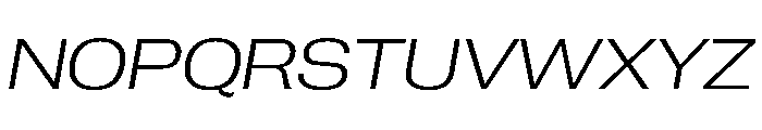 PPNeueCorp WideLightItalic Instance C8b3df14 Font UPPERCASE