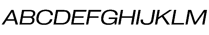 PPNeueCorp WideRegularItalic Instance 32c321b4 Font UPPERCASE
