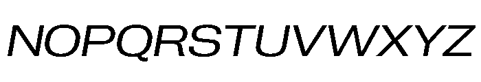 PPNeueCorp WideRegularItalic Instance 32c321b4 Font UPPERCASE