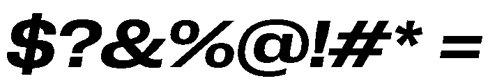 PPNeueCorp WideSemiboldItalic Instance 065f2b62 Font OTHER CHARS