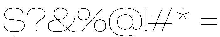PPNeueCorp WideThin Instance Font OTHER CHARS