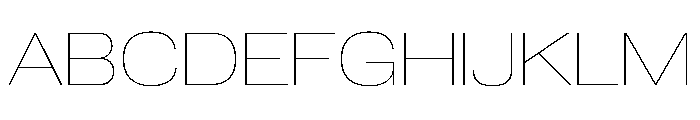 PPNeueCorp WideThin Instance Font UPPERCASE