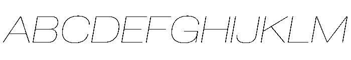 PPNeueCorp WideThinItalic Instance D95a7ada Font UPPERCASE