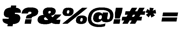 PPNeueCorp WideUltraboldItalic Instance 3cb165d6 Font OTHER CHARS