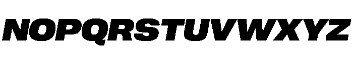 PPNeueCorp WideUltraboldItalic Instance 3cb165d6 Font UPPERCASE