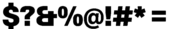 PPNeueGstaad CompactBlack Instance Font OTHER CHARS