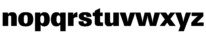 PPNeueGstaad CompactBlack Instance Font LOWERCASE