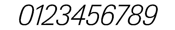 PPNeueGstaad CompactExtralightItalic Instance Font OTHER CHARS