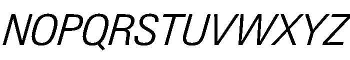 PPNeueGstaad CompactLightItalic Instance Font UPPERCASE