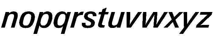 PPNeueGstaad CompactMediumItalic Instance Font LOWERCASE