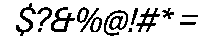 PPNeueGstaad CompactRegularItalic Instance Font OTHER CHARS