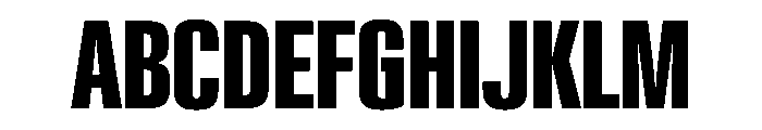 PPNeueGstaad CompressedBold Instance Font UPPERCASE