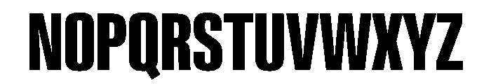 PPNeueGstaad CompressedBold Instance Font UPPERCASE