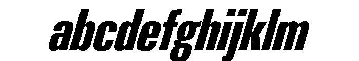 PPNeueGstaad CompressedBoldItalic Instance FONT