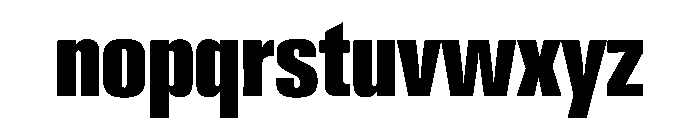PPNeueGstaad CompressedExtrabold Instance Font LOWERCASE
