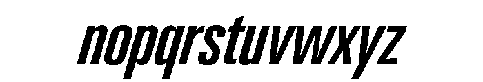 PPNeueGstaad CompressedMediumItalic Instance Font LOWERCASE