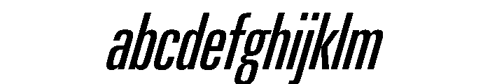 PPNeueGstaad CompressedRegularItalic Instance FONT