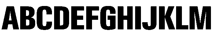 PPNeueGstaad CondensedExtrabold Instance Font UPPERCASE