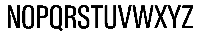PPNeueGstaad CondensedRegular Instance Font UPPERCASE