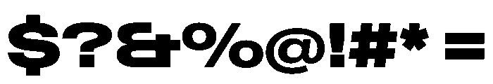 PPNeueGstaad ExpandedBlack Instance Font OTHER CHARS