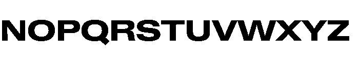 PPNeueGstaad ExpandedExtrabold Instance Font UPPERCASE