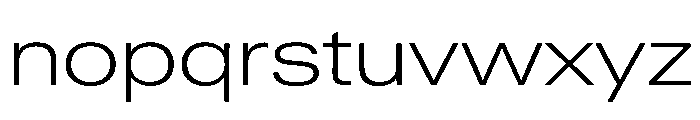 PPNeueGstaad ExpandedExtralight Instance Font LOWERCASE
