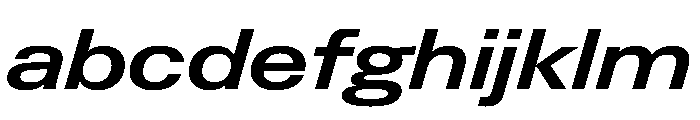 PPNeueGstaad ExpandedSemiboldItalic Instance FONT