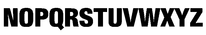 PPNeueGstaad NarrowBlack Instance Font UPPERCASE