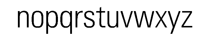 PPNeueGstaad NarrowExtralight Instance Font LOWERCASE