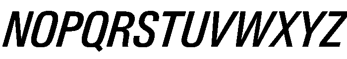 PPNeueGstaad NarrowMediumItalic Instance Font UPPERCASE