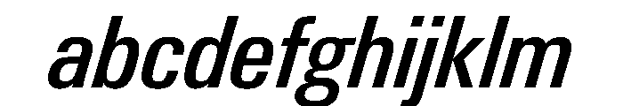 PPNeueGstaad NarrowMediumItalic Instance FONT