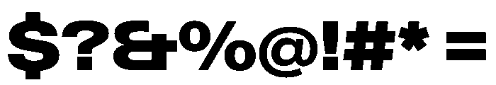 PPNeueGstaad WideBlack Instance Font OTHER CHARS