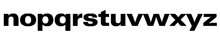 PPNeueGstaad WideExtrabold Instance Font LOWERCASE