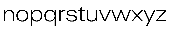 PPNeueGstaad WideExtralight Instance Font LOWERCASE