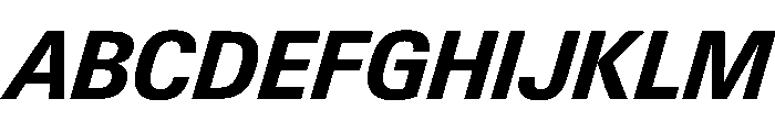 PPNeueGstaadCompact CompactBoldItalic Instance Font UPPERCASE