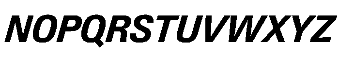 PPNeueGstaadCompact CompactBoldItalic Instance Font UPPERCASE